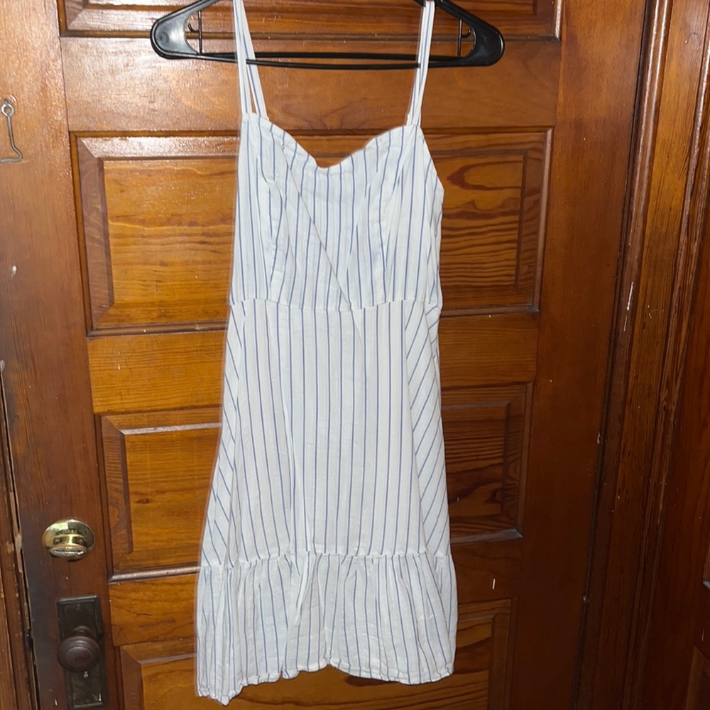 White flowy dress